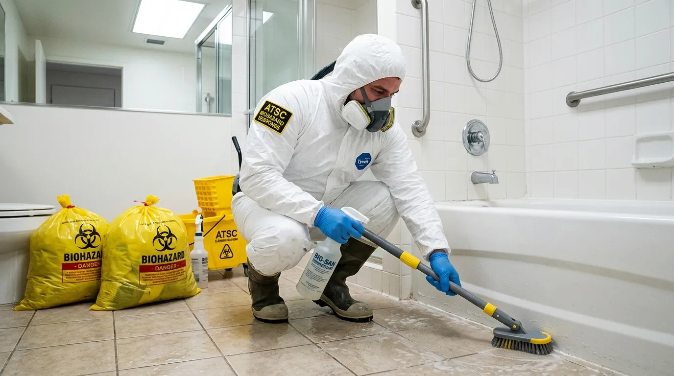 Decontamination equipment deployed for Blood Cleanup in Bemis